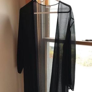 Sheer black Kimono